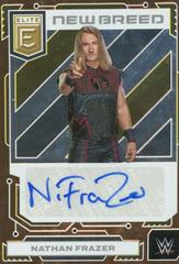 Nathan Frazer [Gold] #36 Wrestling Cards 2023 Donruss Elite WWE New Breed Autograph Prices