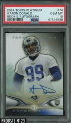 Aaron Donald Football Cards 2014 Topps Platinum Rookie Autograph Prices