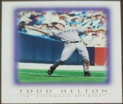Todd Helton #29 Baseball Cards 1999 Topps Gallery Prices