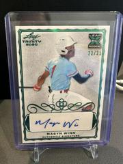 Masyn Winn [Green] #A-MW1 Baseball Cards 2020 Leaf Trinity Autographs Prices