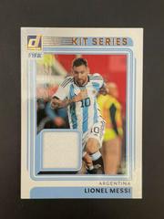 Lionel Messi #KS-LEO Soccer Cards 2022 Panini Donruss Kit Series Prices
