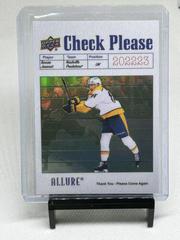 Tanner Jeannot Hockey Cards 2022 Upper Deck Allure Check Please Prices