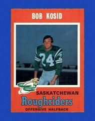 Bob Kosid Football Cards 1971 O Pee Chee CFL Prices