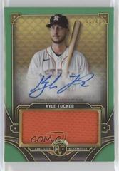 Kyle Tucker [Emerald] #ASJR-KT Baseball Cards 2022 Topps Triple Threads Single Jumbo Relics Autographs Prices