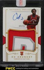 OG Anunoby [Patch Autograph] Basketball Cards 2017 Panini National Treasures Prices