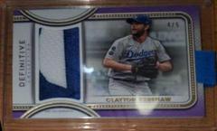 Clayton Kershaw Baseball Cards 2022 Topps Definitive Jumbo Relic Collection Prices