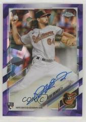 Dean Kremer [Purple] #RA-DK Baseball Cards 2021 Topps Chrome Sapphire Rookie Autographs Prices