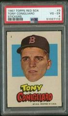 Tony Conigliaro #3 Baseball Cards 1967 Topps Red Sox Stickers Prices