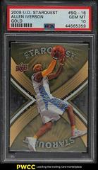 Allen Iverson [Gold] #SQ-16 Basketball Cards 2008 Upper Deck Starquest Prices