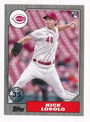 Nick Lodolo [Black] #87TBU-16 Baseball Cards 2022 Topps Update 1987 Prices