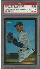 Mariano Rivera [Black Refractor] #C168 Baseball Cards 2011 Topps Heritage Chrome Prices