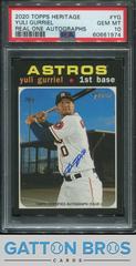 Yuli Gurriel Baseball Cards 2020 Topps Heritage Real One Autographs Prices