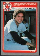 John Henry Johnson #162 Baseball Cards 1985 Fleer Prices