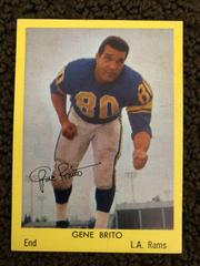 Gene Brito #6 Football Cards 1960 Bell Brand Rams Prices