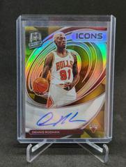 Dennis Rodman [Gold] #IA-DRM Basketball Cards 2021 Panini Spectra Icons Autographs Prices