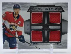 Jonathan Huberdeau #F-JH Hockey Cards 2021 Upper Deck The Cup Foundations Quad Jersey Prices