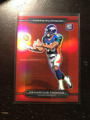 Demaryius Thomas [Red Refractor] #101 Football Cards 2010 Topps Platinum Prices