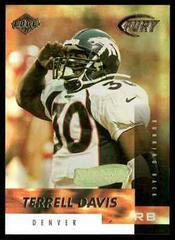 Terrell Davis [HoloGold] Football Cards 1999 Collector's Edge Fury Prices