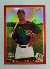 Andrew McCutchen [Red Refractor] Baseball Cards 2009 Topps Chrome Prices