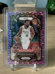 Spencer Dinwiddie [Purple Millionaire Shimmer] #11 Basketball Cards 2023 Panini Prizm Monopoly Prices