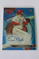 Alec Burleson [Blue] #FA-AB Baseball Cards 2023 Topps Finest Autographs Prices