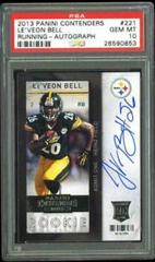 LE'Veon Bell [Running Autograph] #221 Football Cards 2013 Panini Contenders Prices