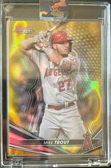 Mike Trout [Gold Lava] #14 Baseball Cards 2022 Bowman's Best Prices