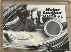 Eloy Jimenez #MLMA-EJ Baseball Cards 2023 Topps Update Major League Material Autographs Prices