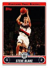 Steve Blake #87 Basketball Cards 2006 Topps Prices