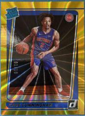 Cade Cunningham [Gold Laser] Basketball Cards 2021 Panini Donruss Prices