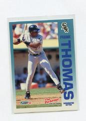Frank Thomas Baseball Cards 1992 Fleer 7 Eleven Citgo Prices