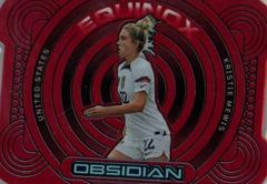 Kristie Mewis [Red Flood] #10 Soccer Cards 2022 Panini Obsidian Equinox Prices