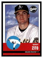 Barry Zito Baseball Cards 2001 Upper Deck Vintage Prices