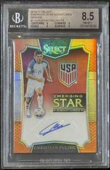 Christian Pulisic [Orange] #ES-CP Soccer Cards 2016 Panini Select Emerging Star Signatures Prices