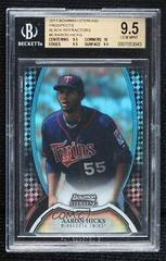 Aaron Hicks [Prospects Black Refractor] #6 Baseball Cards 2011 Bowman Sterling Prices