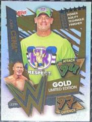 John Cena Wrestling Cards 2021 Topps Slam Attax WWE Limited Edition Gold Prices