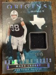 Maxx Crosby [Turquoise] Football Cards 2022 Panini Origins Hometown Roots Prices