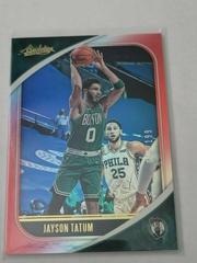 Jayson Tatum [Red] Basketball Cards 2020 Panini Absolute Memorabilia Prices