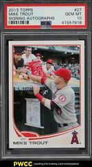 Mike Trout [Signing Autographs] #27 Baseball Cards 2013 Topps Prices