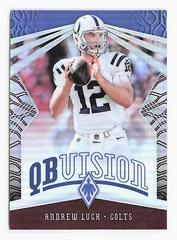 Andrew Luck [Red] #20 Football Cards 2018 Panini Phoenix QB Vision Prices