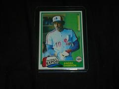 Andre Dawson #125 Baseball Cards 1981 Topps Prices
