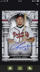Chipper Jones #OA-CJ Baseball Cards 2023 Topps Tribute Olympus Autographs Prices