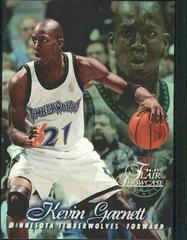 Kevin Garnett [Row 1] Basketball Cards 1996 Flair Showcase Prices