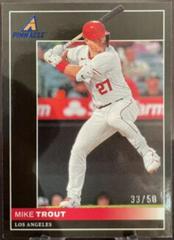 Mike Trout [Blue] #16 Baseball Cards 2022 Panini Chronicles Pinnacle Prices