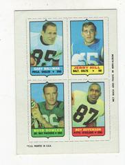 Gary Ballman, Jerry Hill, Boyd Dowler, Roy Jefferson Football Cards 1969 Topps Four in One Prices