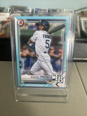 Wander Franco [Sky Blue] #BP-57 Baseball Cards 2021 Bowman Paper Prospects Prices