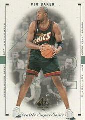 Vin Baker #79 Basketball Cards 1998 SP Authentic Prices