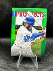 Samuel Munoz [Green] Baseball Cards 2023 Bowman Modern Prospects Prices