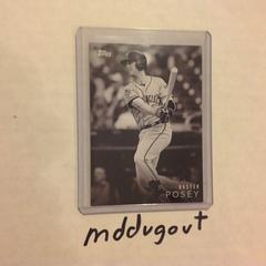 Buster Posey #17 Baseball Cards 2018 Topps on Demand Black & White Prices