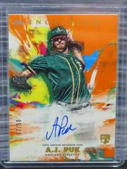 A.J. Puk [Orange] #AJP Baseball Cards 2020 Topps Inception Rookies & Emerging Stars Autographs Prices